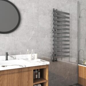 modern heated towel rails for a bathroom uk