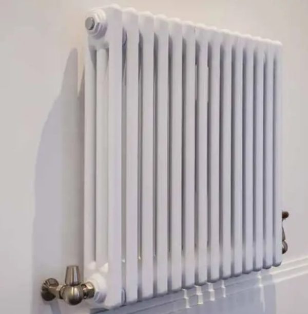 white colour traditional bathroom rads